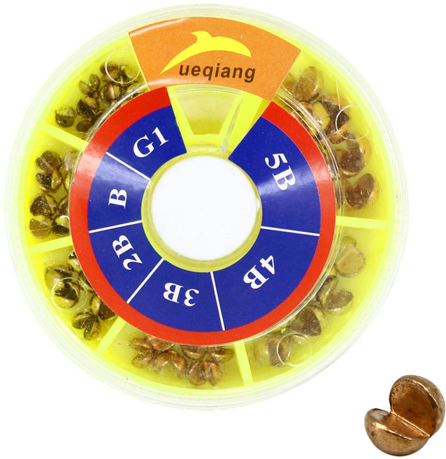 이누잇 황동 좁쌀 깨추세트 봉돌세트 낚시소품, 1개