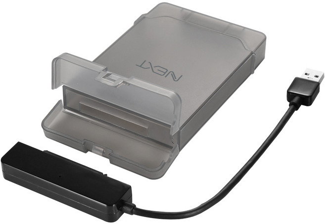 넥스트 NEXT-215U3 USB3.0 2.5형SATA3 외장하드케이스, 1개