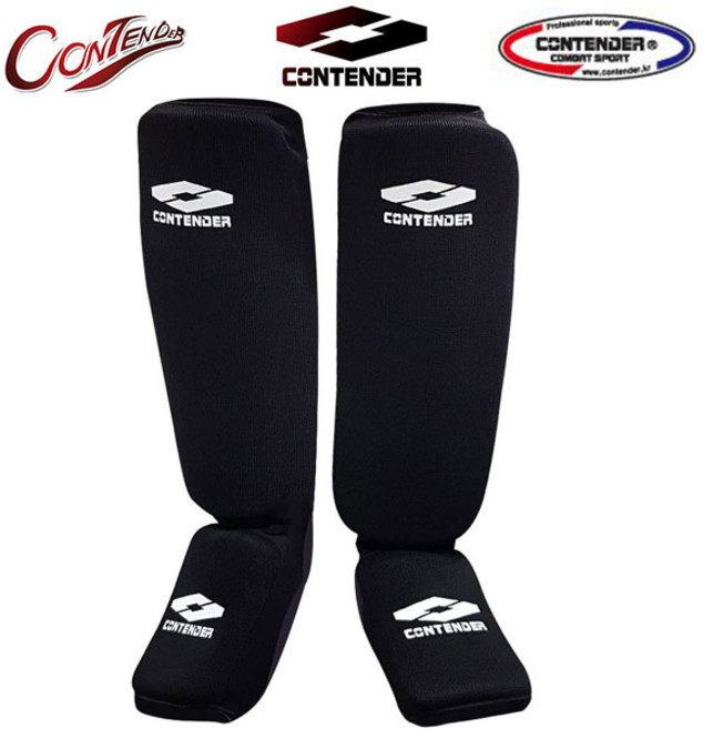 컨텐더 발등정강이 면아대 검정 흰색CLP-752, 1개