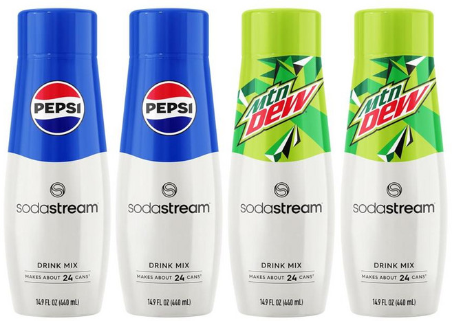 SodaStream 소다스트림 펩시 MTN듀 버라이어티팩, 440ml