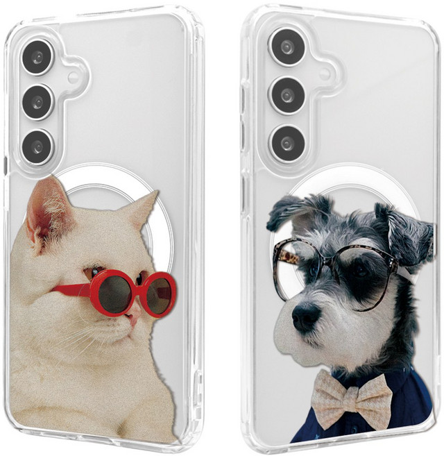 (셀론스타) CX30 CX40 시크펫 커플 케이스 맥세이프 마그네틱 아이폰 갤럭시 플립 방탄 케이스