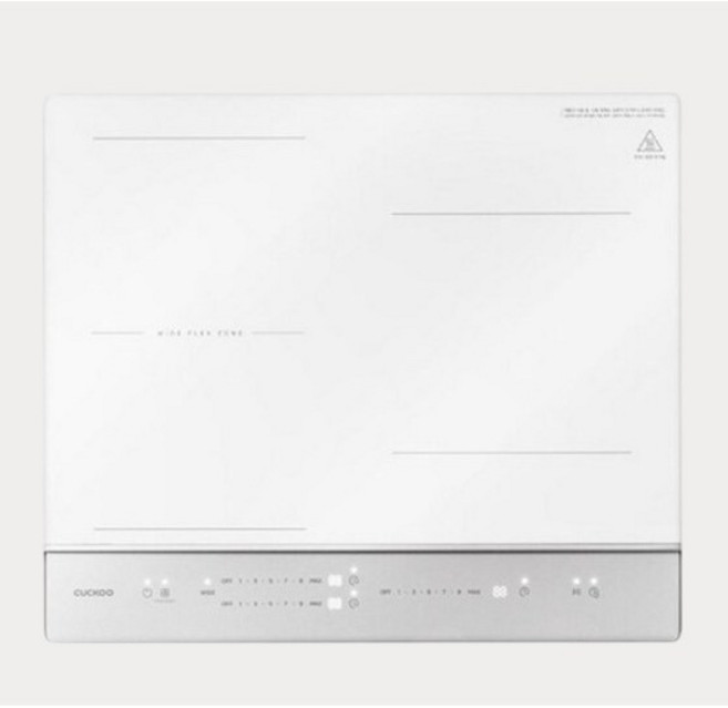 쿠쿠 인덕션 3구 화이트, 빌트인, CIR-E349FW