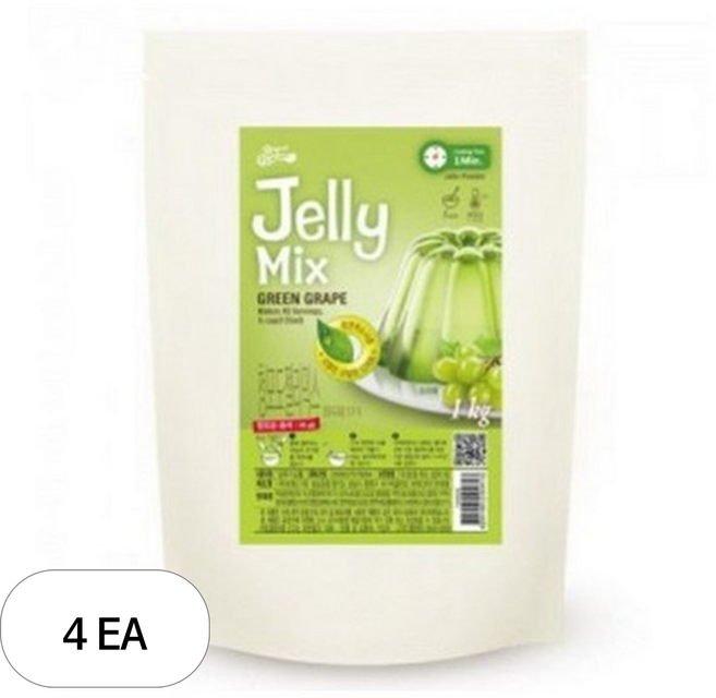 브레드가든 청포도 젤리믹스, 1kg, 4개