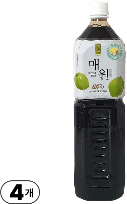 FK 매실농축액(매원 1.5L) reo+0980lu, 1.5L, 4개