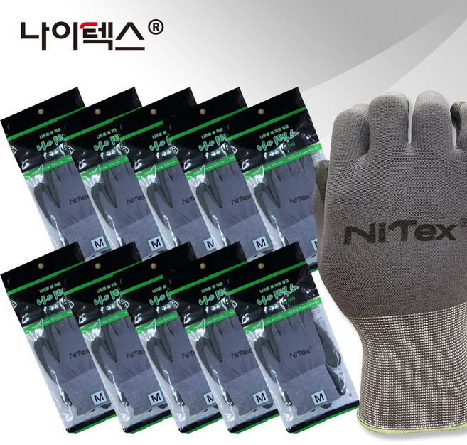 나이텍스 고탄력 P-100 S 제품 재고부족으로 인하여 킴벌리 슈프림제품으로 대체출고 합니다 동일사양!, 10개