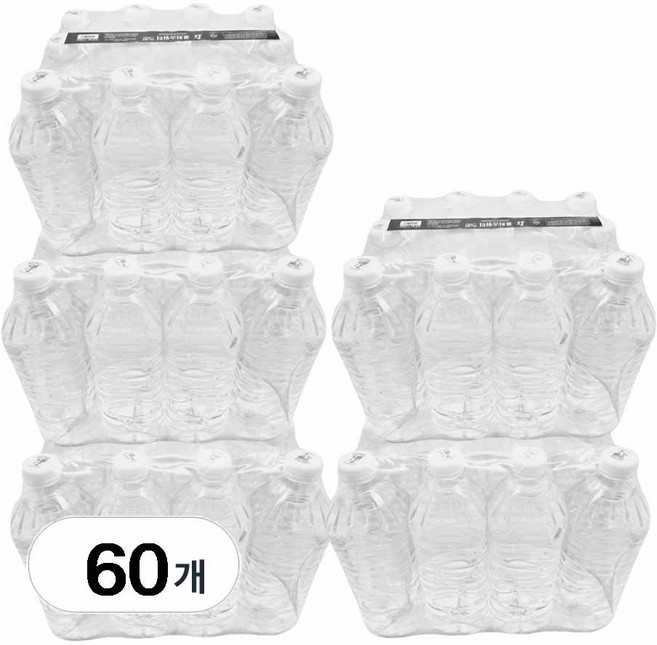 로터스워터 무라벨, 60개, 1L