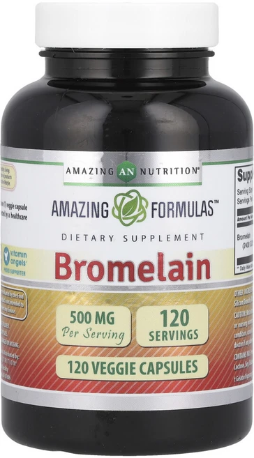 아이허브 브로멜라인 500mg 베지 캡슐 120정, 1개 - 쿠팡