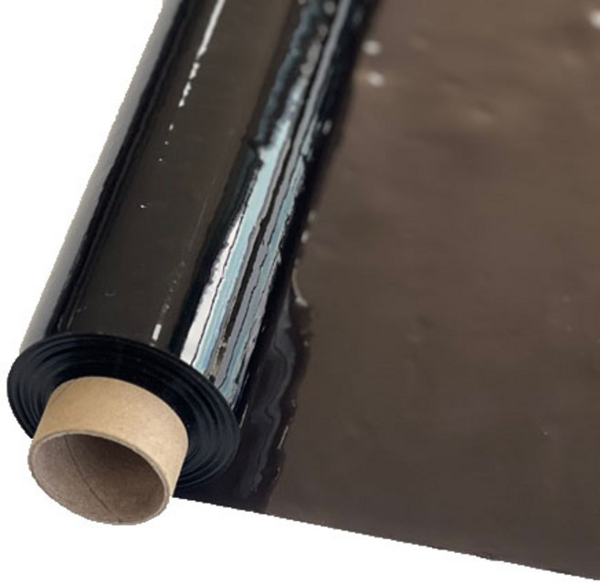 네추럴케어 무점착 인테리어 창문필름 자외선차단 사생활보호 단열필름 고정폭 1m 아파트 베란다 단열시트 간편시공, 진블랙 투명