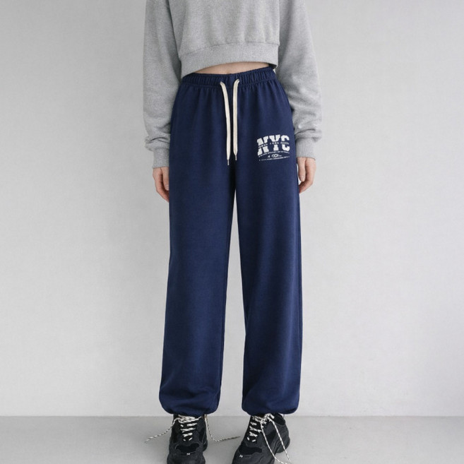 다미타니 와이드 조거 팬츠 밴딩 트레이닝 바지 OCZ0900