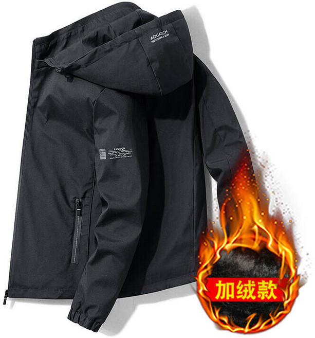 防風防水保暖連帽外套 - 戶外登山休閒運動夾克