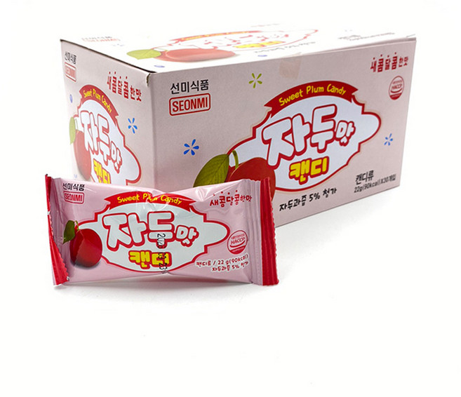 선미식품 자두맛캔디 22g 30입, 30개