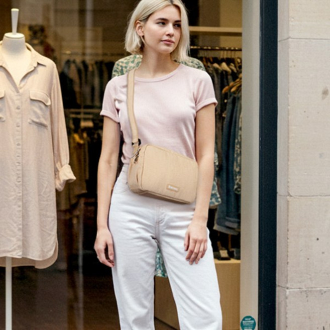 미토도 TSL-1103 도난방지 크로스백 가방 소매치기방지 해외 유럽 여행용 방검가방