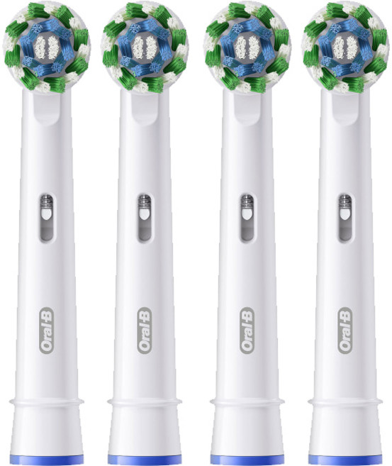 Oral-B 전동 칫솔 헤드 크로스 액션 EB50 독일 수입 구강 B 오리지널 교체 가능, 03 4 brush heads, 1개