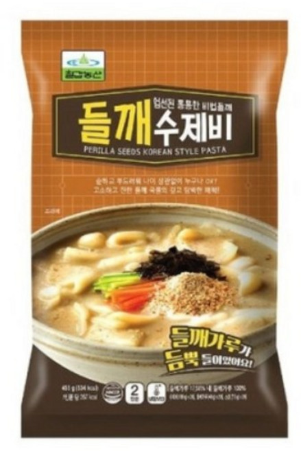칠갑농산 들깨수제비 435g, 2개