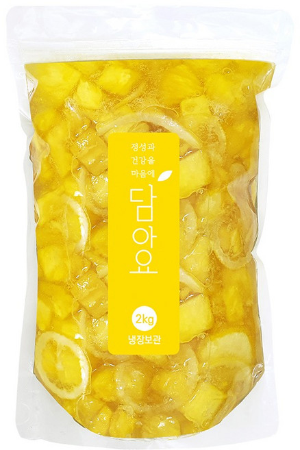 담아요 수제 파인레몬청(정백당), 파인레몬청 2kg, 2kg, 1개, 1개입