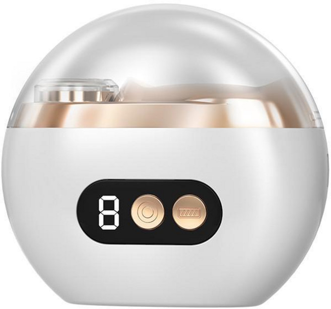 電動指甲剪 自動修甲器 安全防夾指甲刀 充電式 指甲打磨機, 1個, HZ-005電動指甲刀，白色（中文）