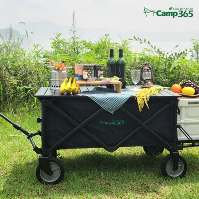 파파웨건 스포츠 더 롱거 W블랙 테이크아웃 캠핑 웨건, 테이크아웃(블랙롤테이블 포함), 1개