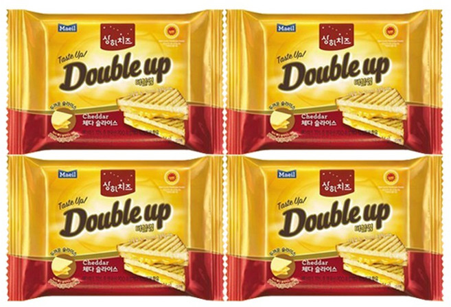 상하치즈 더블업 체다 슬라이스, 240g, 4개