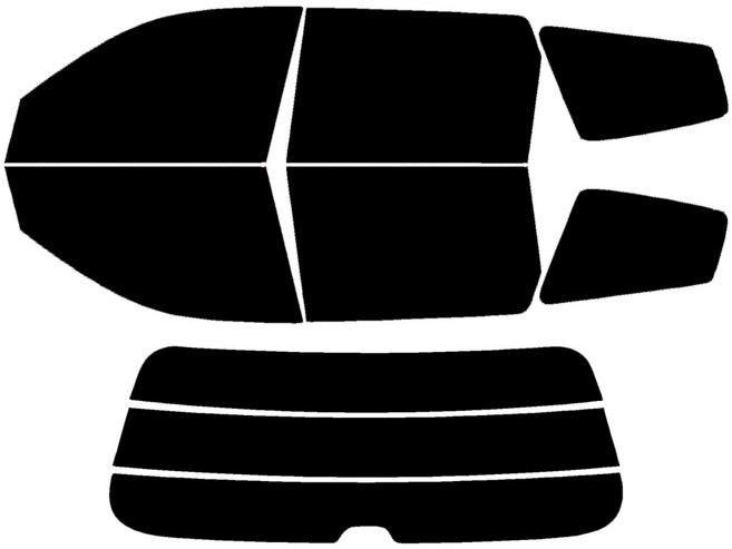 로톰 모하비 측후면 썬팅필름 DIY 셀프 열차단 썬팅지, 모하비 (08-19), RTF-1S 15 (중간), 기아