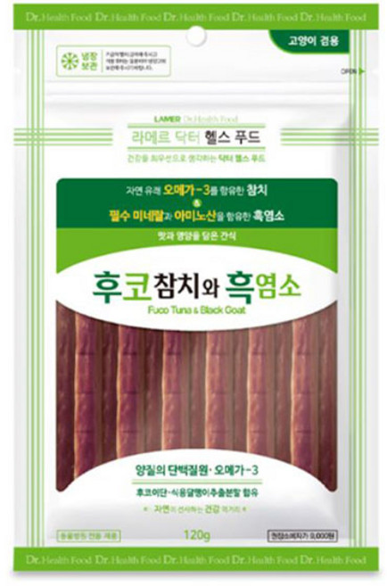라메르 LAMER 후코참치와 흑염소, 1개, 120g, 참치+흑염소
