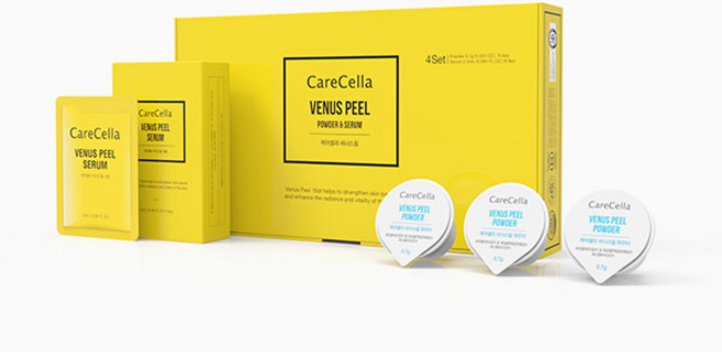 지쿱 케어셀라 비너스필 4EA 홈케어용 박피제품 깐달걀피부완성, 1개, 20ml