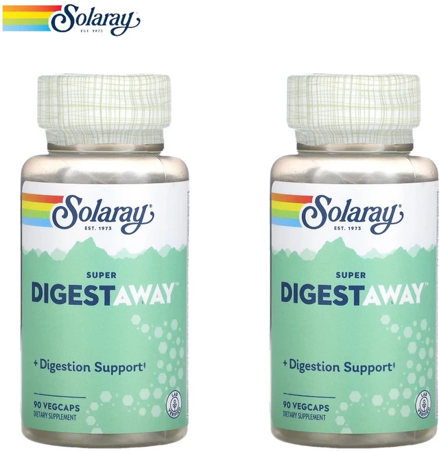 솔라레이 Solaray 슈퍼 수퍼 Super 다이제스트어웨이 Digestaway 90 2개 - 쿠팡