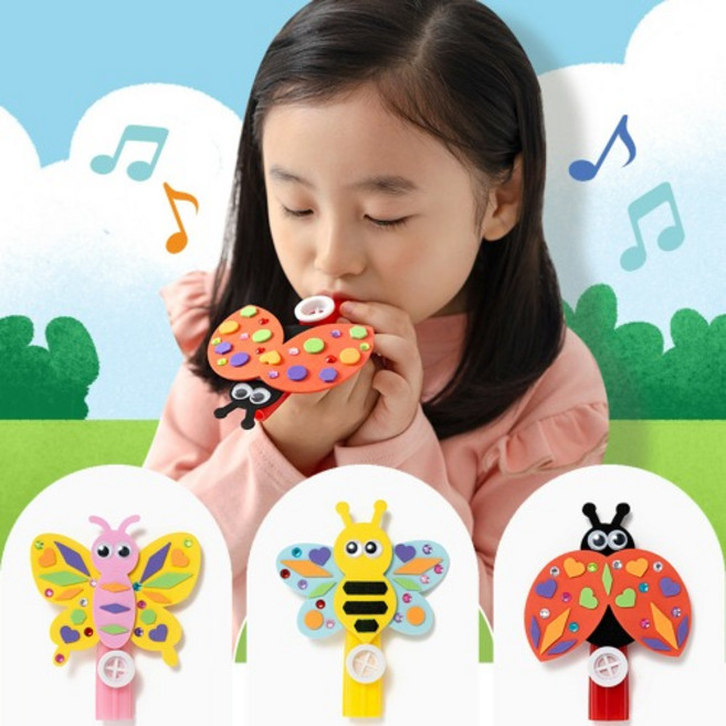 악기만들기키트 봄피리만들기키트 곤충피리만들기, 무당벌레키트