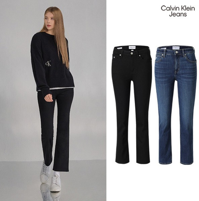 매장정품 캘빈클라인 BEST출고가 109000원 약기모 데님 팬츠 여성 2컬러 택1 1681114