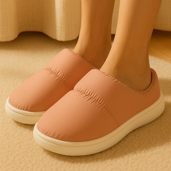 겨울용 방한슬리퍼 패딩실내화 커플용 집들이선물 추천템