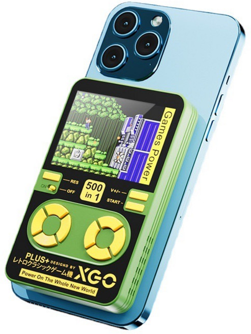 맥 세이프 보조배터리 게임기 케이스 레트로 고속충전 무선 XGO 13PRO, 단일옵션