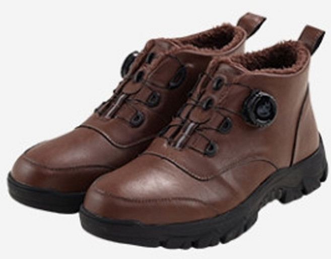 보폭스 다이얼 방한부츠 남성 여성 보온 미끄럼방지 방한화 털 밍크 등산화 겨울신발 작업화