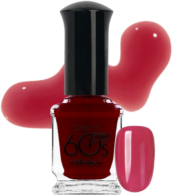 위드샨 60초 건조 매니큐어, M145 석류시럽, 9ml, 1개