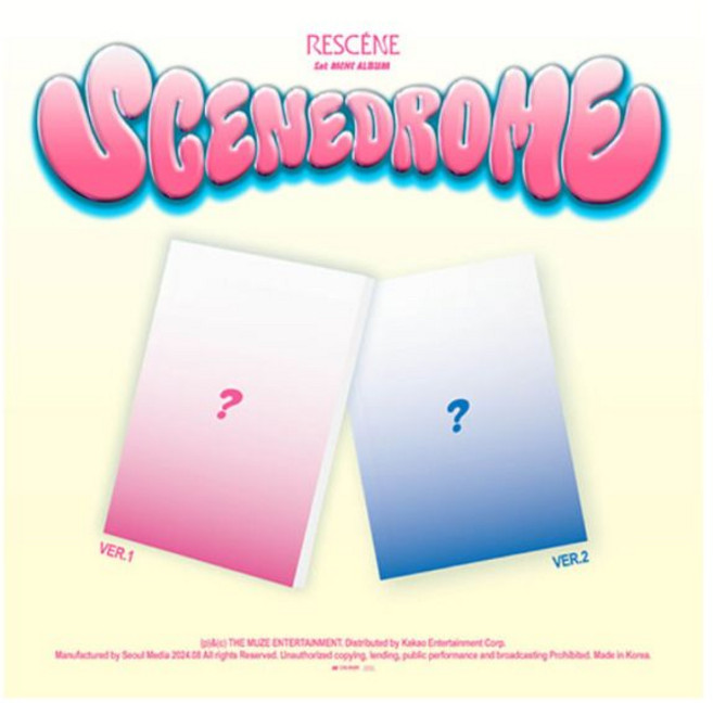 개봉앨범 포토카드 없음 / RESCENE (리센느) - 1st MINI ALBUM SCENEDROME - 버전, VER.2, VER.2