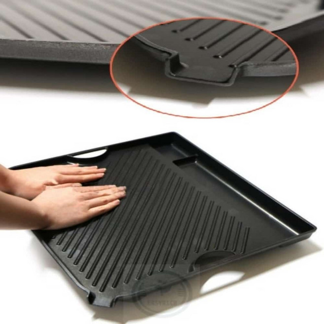 달콤한잡화점 사각고기구이불판 가정용불판 주물불판