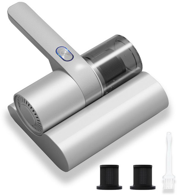 해피바이 충전식 무선 UV살균 침구청소기, 화이트, ZR-888