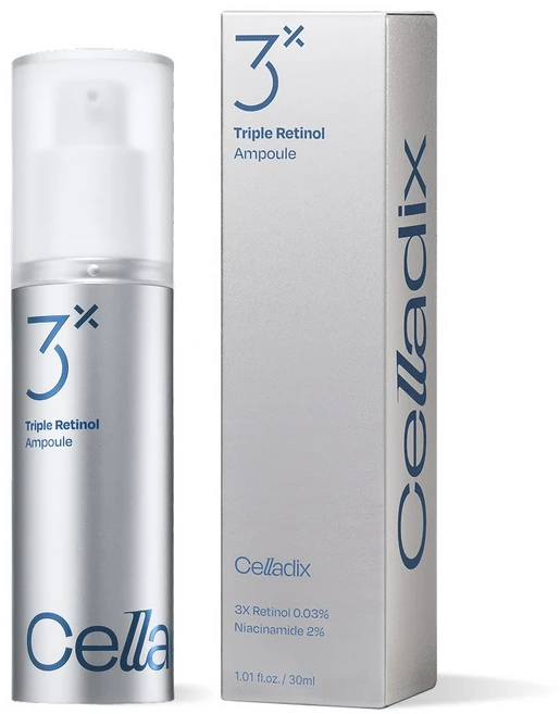 셀라딕스 트리플 레티놀 트러블 흔적 앰플 저자극 민감성 피부, 1개, 30ml - 쿠팡