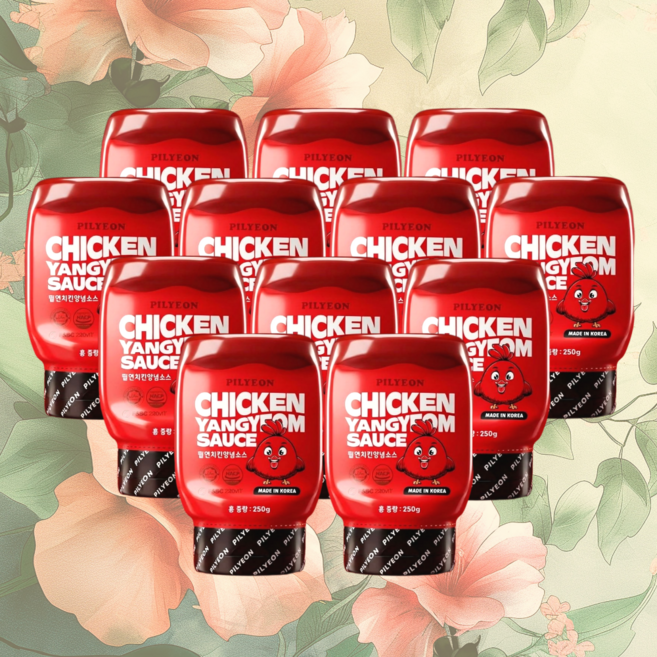 [필연] 치킨양념 할랄소스, 250g, 12개