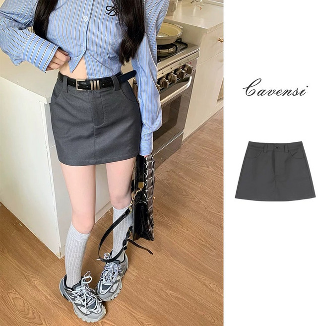 Cavensi 質感西裝短裙