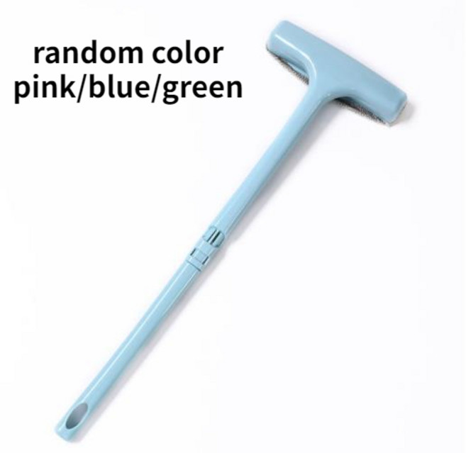 창틀 청소 브러쉬 스크린 네트 메쉬 카펫 창 홈 먼지 제거 개폐식 브러시 닦아 도구 롱 핸들 커튼, random color, 1개