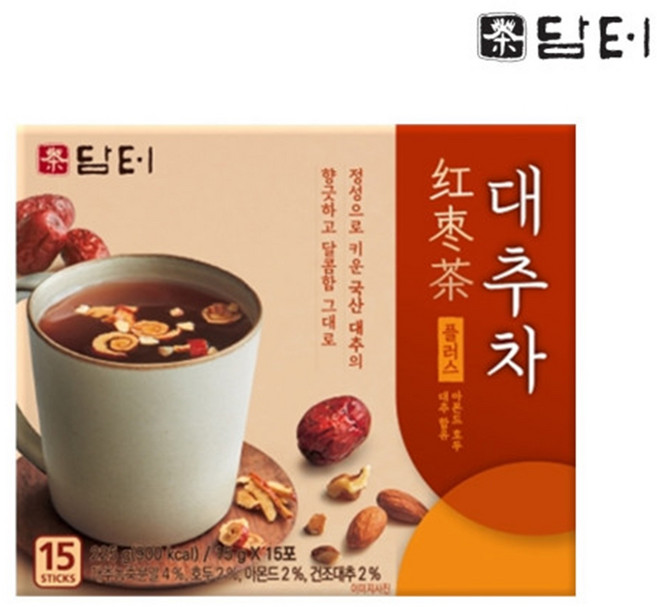 담터 대추차 플러스, 15g, 15개입, 2개