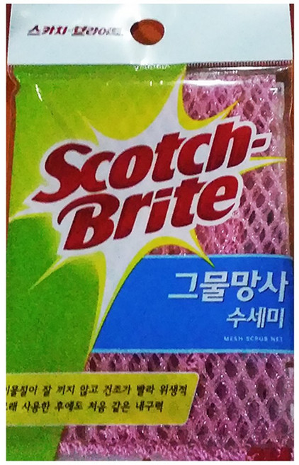 그물망사 수세미(3M) 업소용 그물망 설거지 강력수세미, 1개, 1개