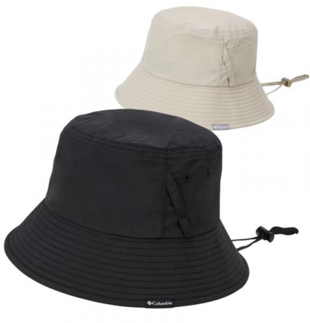 [매장판] 컬럼비아 모자 남녀공용 벙거지 글래스 대쉬 아웃도어 버킷햇, 블랙(010), 58