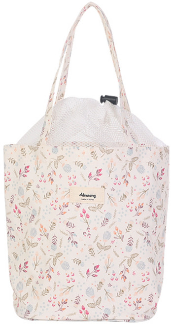 알맹 국내제작 물빠지는 목욕가방 수영가방 스파백 AMKMB41