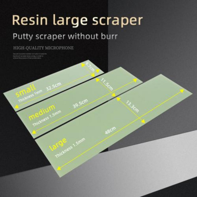 플라스틱 자동차 퍼티 스프레더 자동차 바디 스크레이퍼 필러 어플리케이터 수리 페인트 퍼티 스틱 유리 섬유 수지 도구, [03] 3PCS, 3PCS, 3) 3PCS