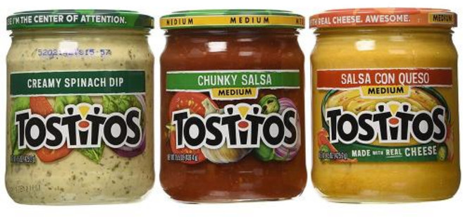 토스티토스 버라이어티 팩 청키 살사 콘 퀘소 크리미 시금치 딥 소스 약 430g x 3팩 Tostitos Variety, 3팩 430g