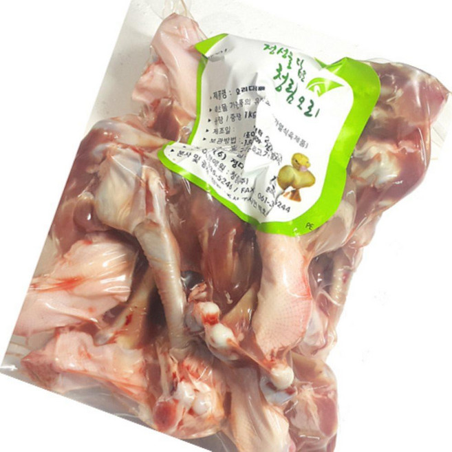 국산 손질 오리 다리뼈 1kg