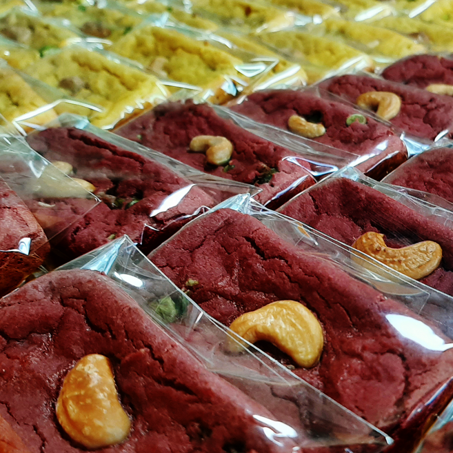 가정용 구움찰떡 5ea x 3가지색 (15EA) _ 지리산웃음꽃농장, 1개