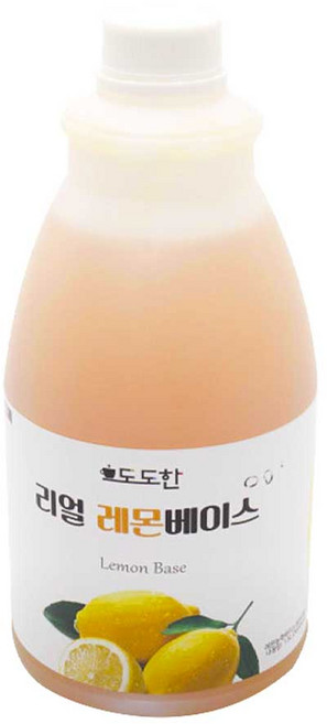 도도한 리얼 레몬베이스 레몬에이드 과일에이드 커피재료 1.5L, 1개