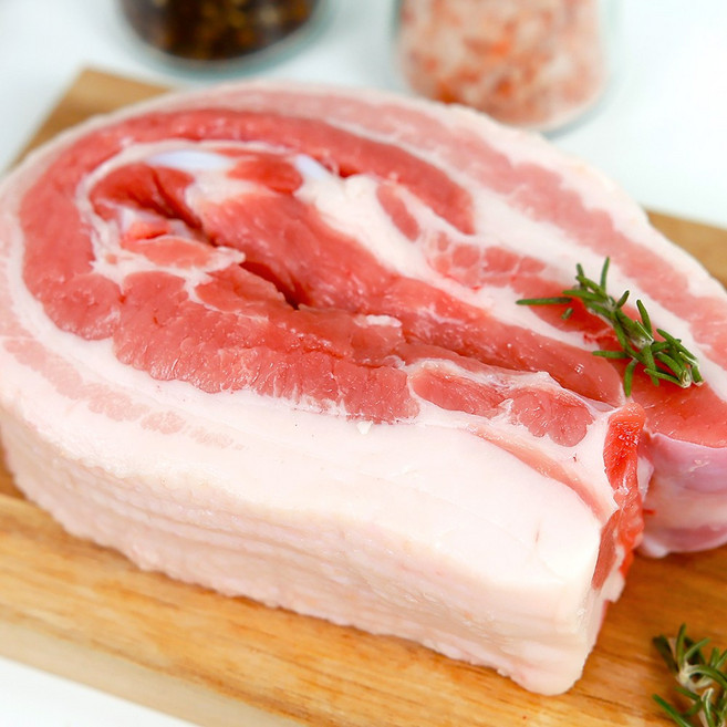 전라도청년 국산 한돈 잡내없는 삼겹살 수육용, 1개, 1kg