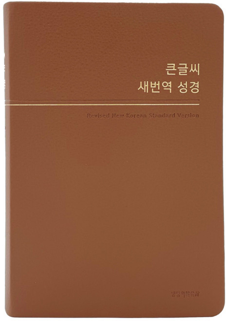 새번역성경 큰글씨성경 RN72WBU 중 단본 브라운 생명의말씀사